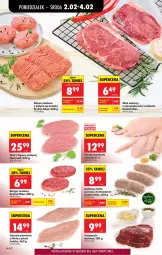 Gazetka promocyjna Biedronka - Gazetka - Gazetka - ważna od 08.02 do 08.02.2026 - strona 34 - produkty: Mięso mielone, Por, Stek wołowy, Carpaccio, Stek, Burger, Kotlet, Kiełbasa biała, Rostbef, Kiełbasa, Mięso