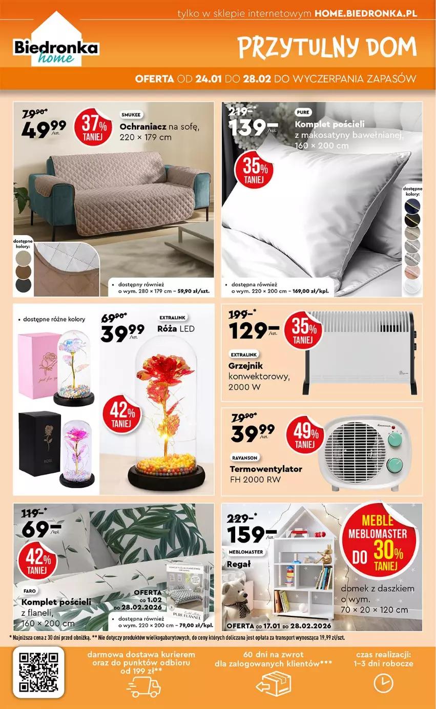 Gazetka promocyjna Biedronka - Home - ważna 31.01 do 07.02.2026 - strona 2 - produkty: Fa, Grzejnik, Grzejnik konwektorowy, Por, Sport, Termowentylator, Tran