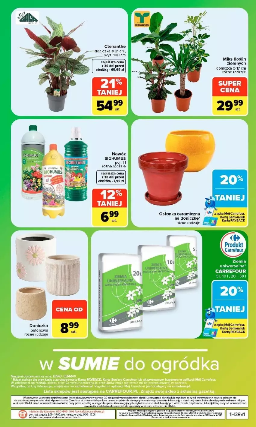 Gazetka promocyjna Carrefour - Gazetka Carrefour w SUMIE same okazje - ważna 21.09 do 03.10.2026 - strona 13 - produkty: Biohumus, Gra, Mus, Nawóz, Osłonka
