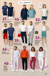 Gazetka promocyjna Auchan - Gazetka Rewelacje na Dzień Kobiet Hipermarket Auchan - Gazetka - ważna od 08.03 do 08.03.2023 - strona 21 - produkty: Por, Bermudy, T-shirt, Dres, Sport, Spodnie, Bluza, Spodnie dresowe