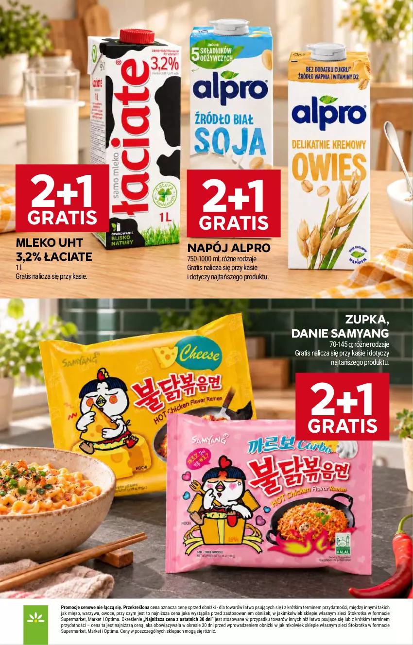 Gazetka promocyjna Stokrotka - Supermarket - ważna 22.10 do 28.10.2026 - strona 26 - produkty: Alpro, Gra, Mleko, Napój