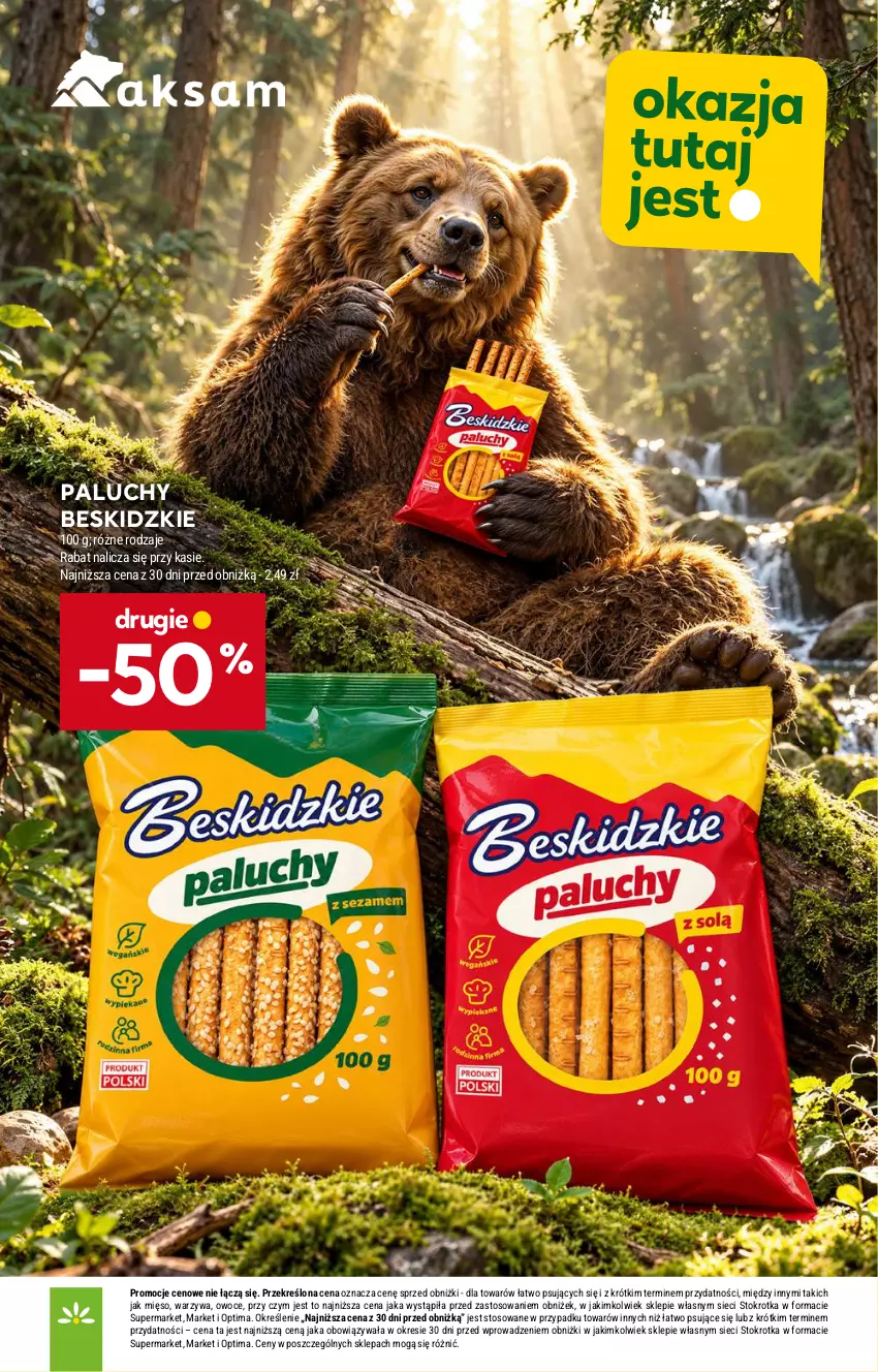 Gazetka promocyjna Stokrotka - Supermarket - ważna 22.10 do 28.10.2026 - strona 39 - produkty: Beskidzki, Mięso, Optima, Owoce, Warzywa