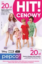 Gazetka promocyjna Pepco - Piżamy Disney - Gazetka - ważna od 12.04 do 12.04.2024 - strona 1 - produkty: Disney, Ariel, Piżama