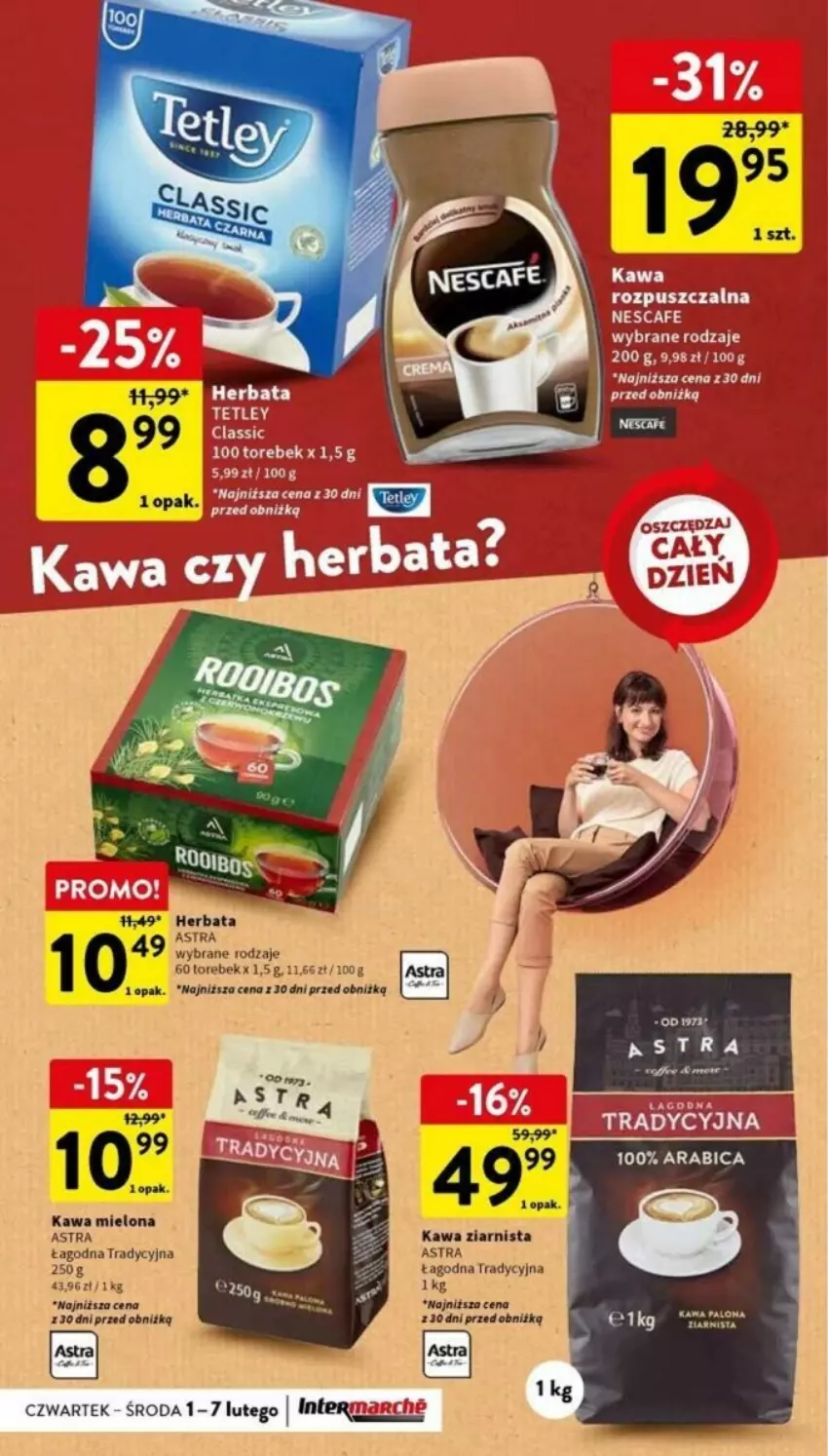 Gazetka promocyjna Intermarche - ważna 05.02 do 07.02.2024 - strona 24 - produkty: Herbata, Kawa, Kawa mielona, Kawa ziarnista, Tago