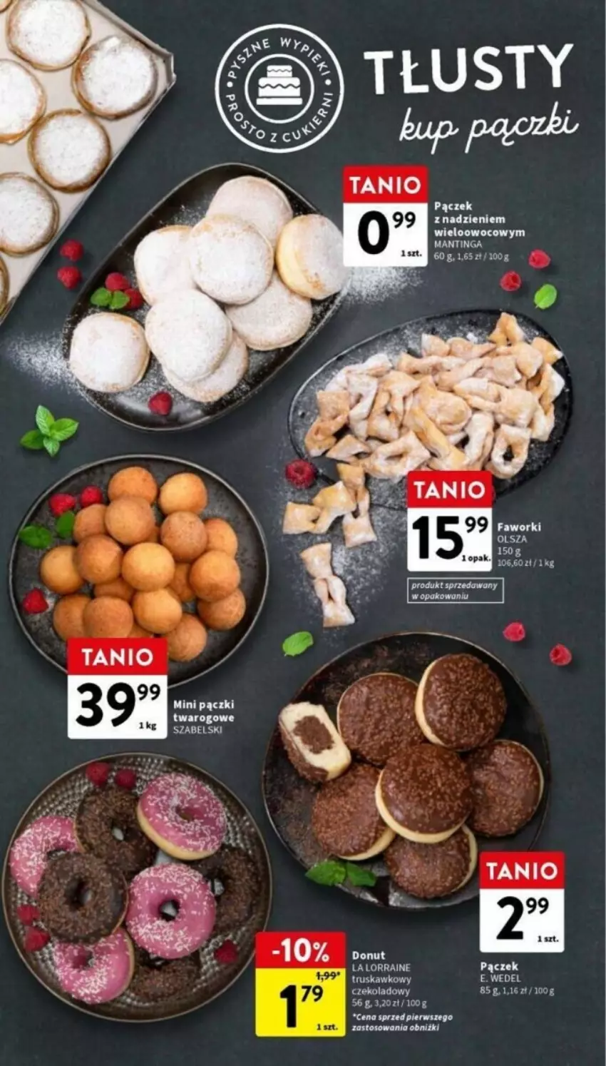 Gazetka promocyjna Intermarche - ważna 05.02 do 07.02.2024 - strona 40 - produkty: E. Wedel, Pączek