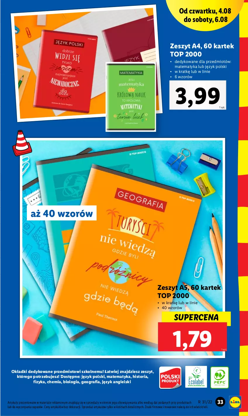 Gazetka promocyjna Lidl - GAZETKA - ważna 01.08 do 06.08.2022 - strona 33 - produkty: Gra, Top