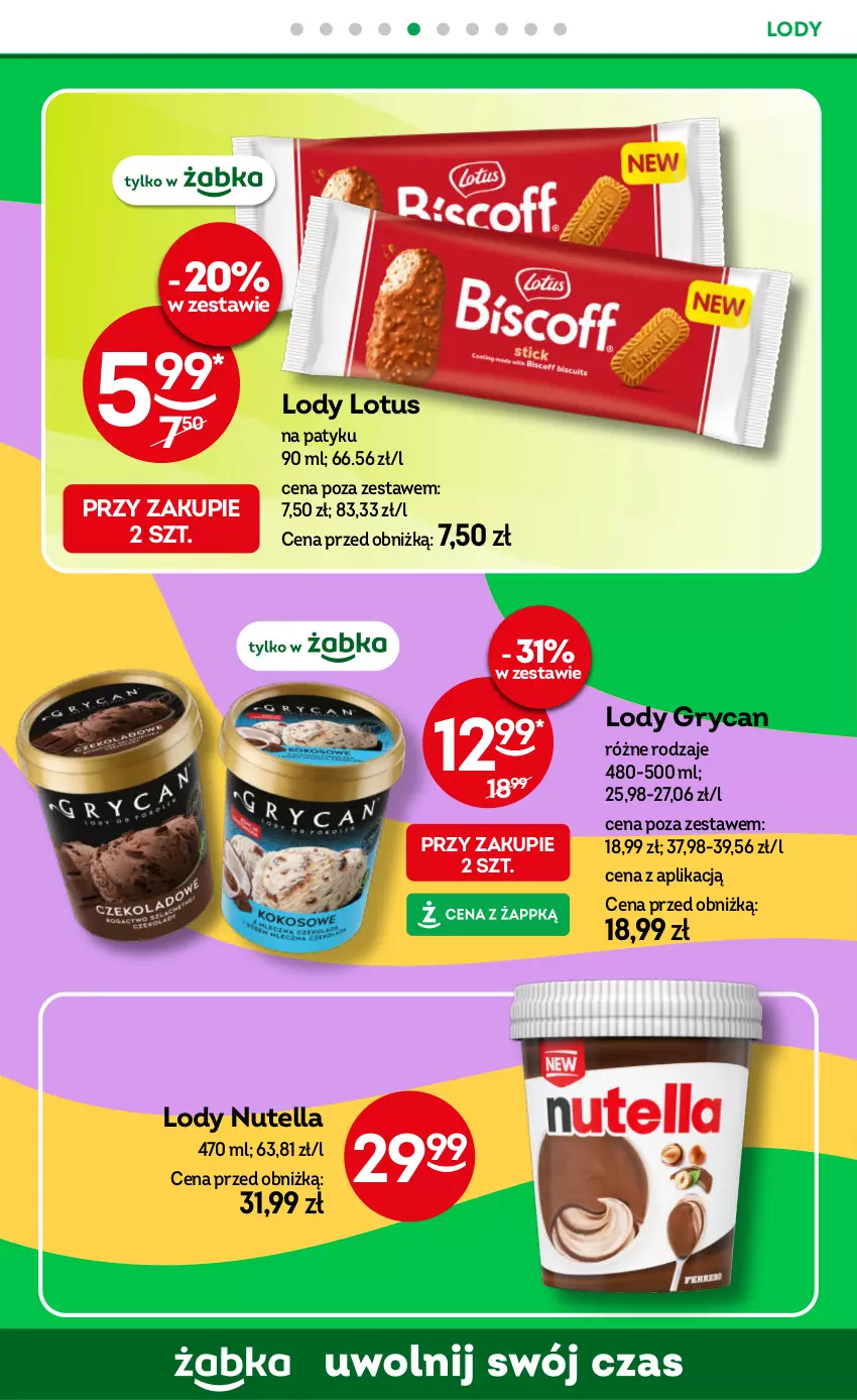 Gazetka promocyjna Żabka - gazetka-promocyjna-35-36-2026 - ważna 26.08 do 08.09.2026 - strona 50 - produkty: Gry, Lody, Nutella