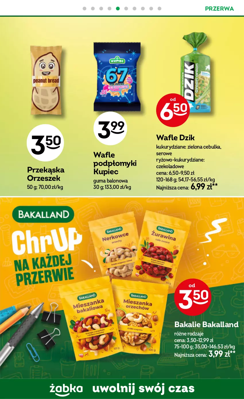 Gazetka promocyjna Żabka - gazetka-promocyjna-35-36-2026 - ważna 26.08 do 08.09.2026 - strona 74 - produkty: Bakalland, Kupiec, Piec, Ryż, Ser, Wafle