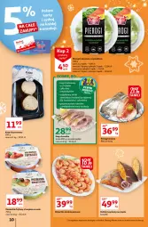 Gazetka promocyjna Auchan - Magia Świąt Hipermarkety - Gazetka - ważna od 15.12 do 15.12.2021 - strona 10 - produkty: Pierogi, Halibut, Sos, Pstrąg tęczowy, Ryba, Kawa, Karp, Pstrąg, Szpinak, Fa