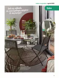 Gazetka promocyjna Castorama - Katalog Ogrody 2022 - Gazetka - ważna od 31.10 do 31.10.2022 - strona 17 - produkty: Krzesło składane, Stolik, Stół, Krzesło, Ogród