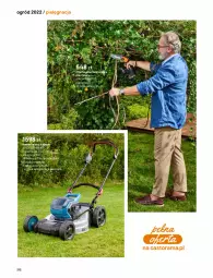 Gazetka promocyjna Castorama - Katalog Ogrody 2022 - Gazetka - ważna od 31.10 do 31.10.2022 - strona 212 - produkty: Noż, Rama, Nożyce, Kosz, Warka, Duck, Lampion, Fanta, Bosch, Grill, Astor, Ogród, Kosiarka, Akumulator, Osłonka, Fa