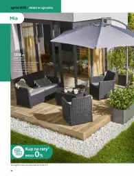 Gazetka promocyjna Castorama - Katalog Ogrody 2022 - Gazetka - ważna od 31.10 do 31.10.2022 - strona 24 - produkty: Por, Koc, Gra, Stolik, Sofa, Fotel, Grill, Ogród, Fa