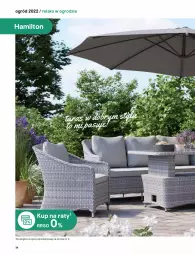 Gazetka promocyjna Castorama - Katalog Ogrody 2022 - Gazetka - ważna od 31.10 do 31.10.2022 - strona 36 - produkty: Sok, Por, Stół, Sofa, Fotel, Ogród, Fa
