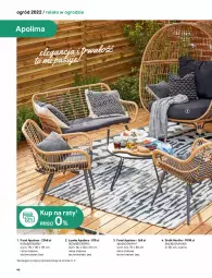 Gazetka promocyjna Castorama - Katalog Ogrody 2022 - Gazetka - ważna od 31.10 do 31.10.2022 - strona 40 - produkty: Rama, Stolik, Stół, Dzieci, Fotel, Grill, Ogród