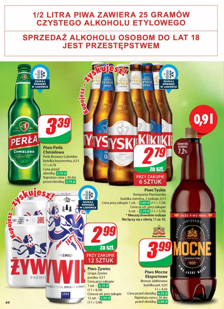 Gazetka promocyjna Dino - Gazetka 41 / 2024 - ważna 09.10 do 15.10.2024 - strona 44 - produkty: Gra, Perła, Piwa, Piwo, Por, Sport, Tyskie