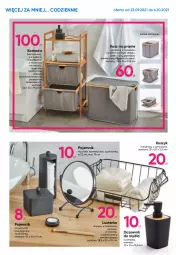 Gazetka promocyjna Pepco - Wnętrze w stylu loft - Gazetka - ważna od 06.10 do 06.10.2021 - strona 6 - produkty: Patyczki kosmetyczne, Kosz, Pojemnik, Komoda, Półka, Moda, Płatki kosmetyczne, Dozownik