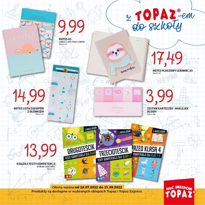 Gazetka promocyjna Topaz - Gazetka - ważna 28.07 do 21.09.2022 - strona 15 - produkty: Klej