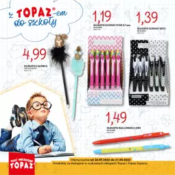 Gazetka promocyjna Topaz - Gazetka - Gazetka - ważna od 21.09 do 21.09.2022 - strona 2 - produkty: Top, Długopis