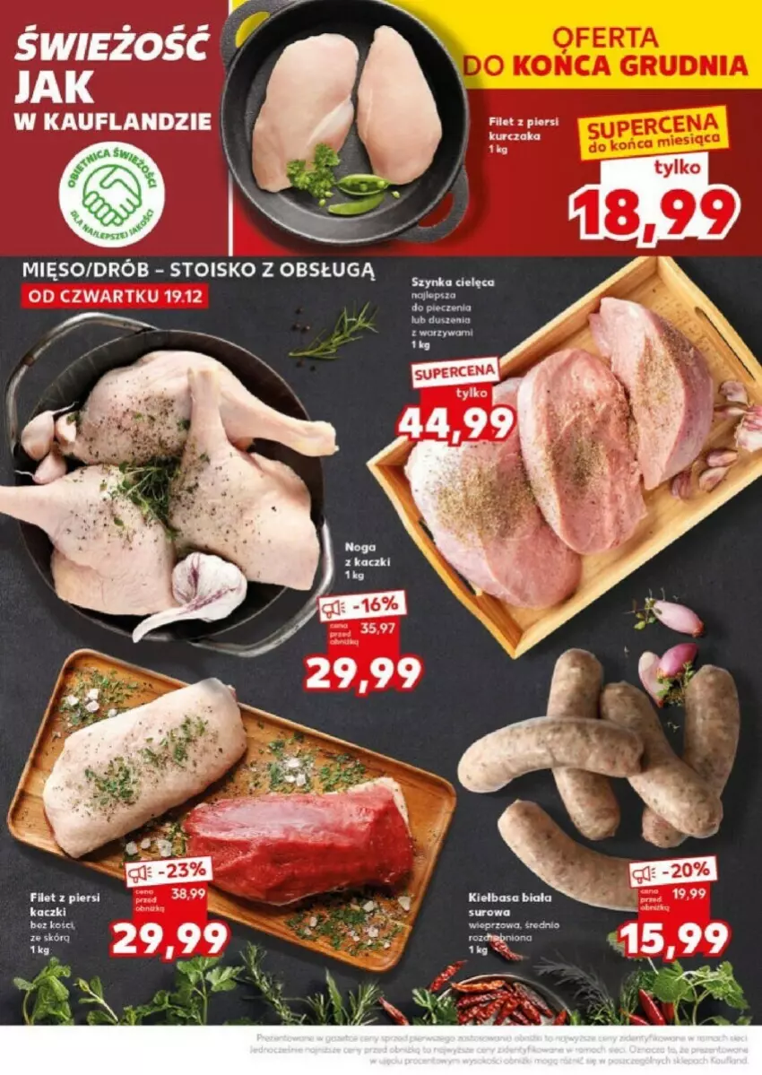 Gazetka promocyjna Kaufland - ważna 23.12 do 24.12.2024 - strona 15 - produkty: Drób, Mięso, Warzywa