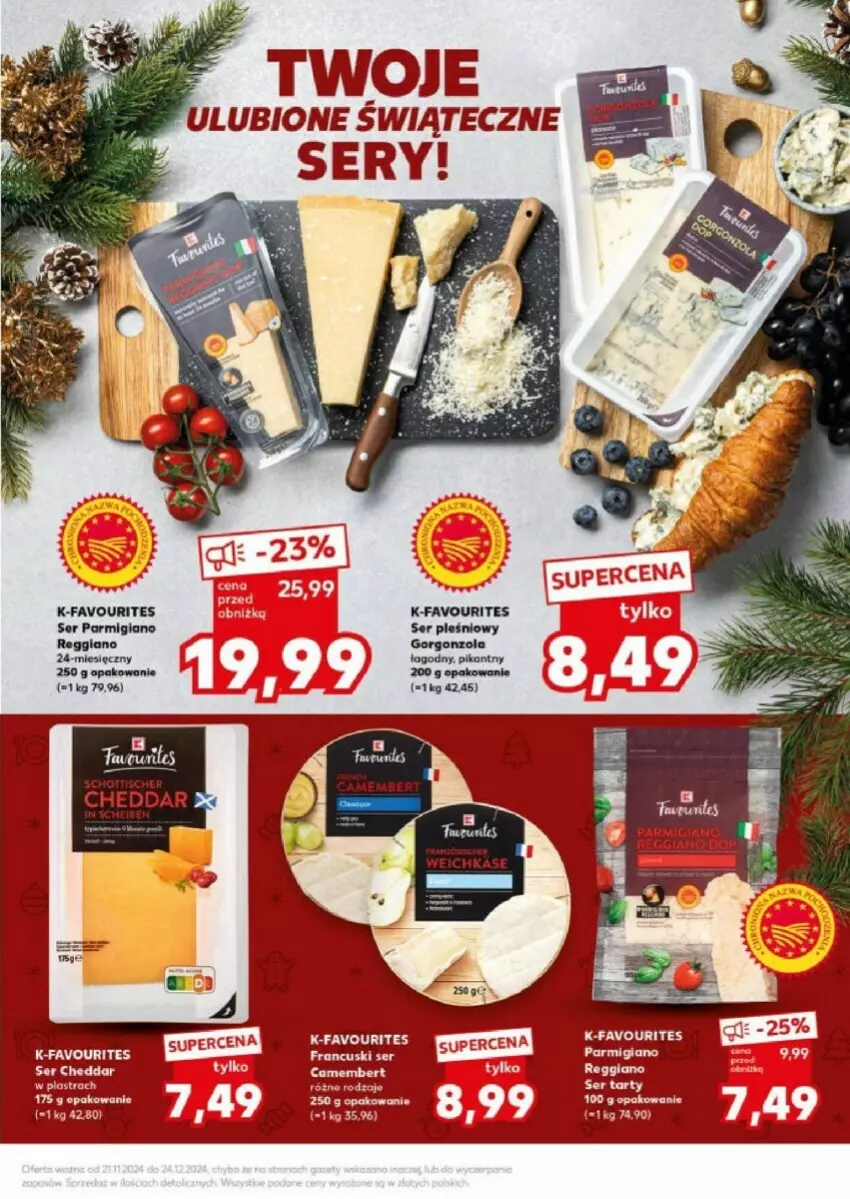 Gazetka promocyjna Kaufland - ważna 23.12 do 24.12.2024 - strona 25 - produkty: Cheddar, Fa, Ser