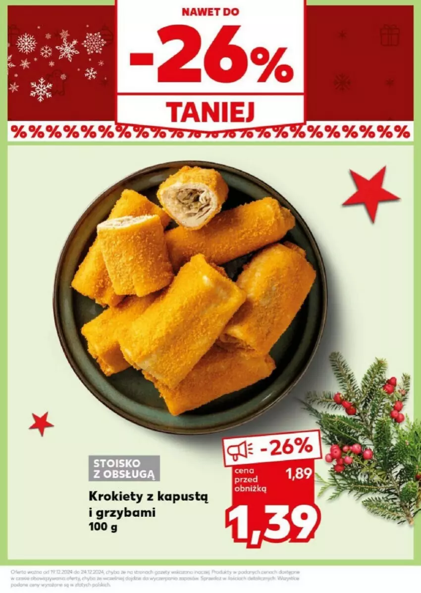 Gazetka promocyjna Kaufland - ważna 23.12 do 24.12.2024 - strona 27 - produkty: Kapustą, Krokiety