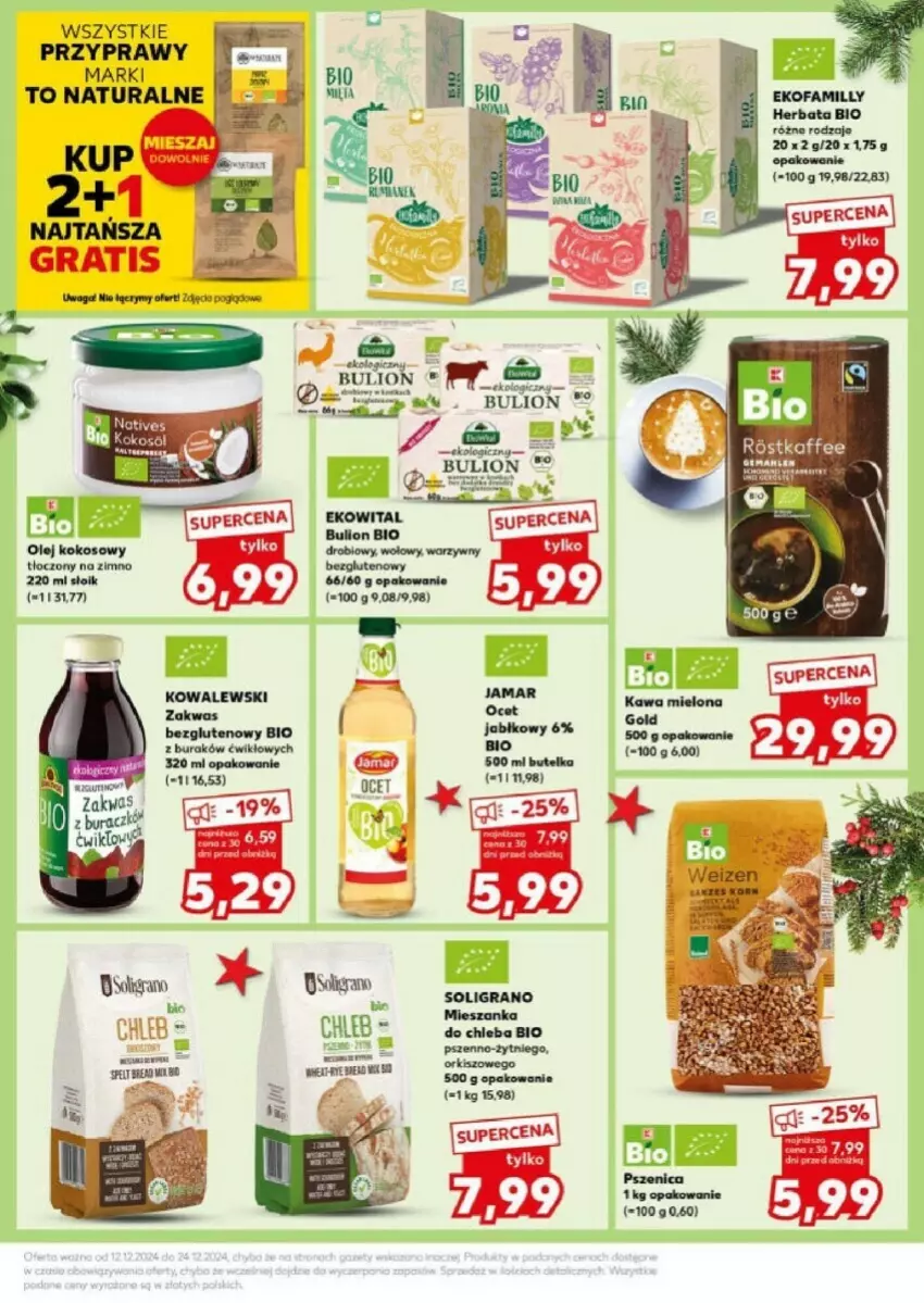 Gazetka promocyjna Kaufland - ważna 23.12 do 24.12.2024 - strona 33 - produkty: Bulion, Chleb, Fa, Gra, Herbata, Lion, Przyprawy, Soligrano