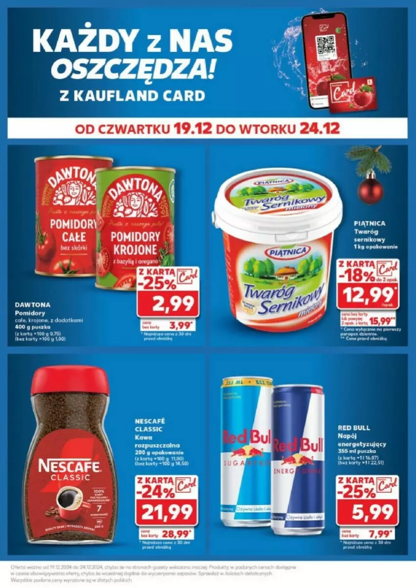 Gazetka promocyjna Kaufland - ważna 23.12 do 24.12.2024 - strona 42 - produkty: Fa, Napój, Pomidory, Red Bull