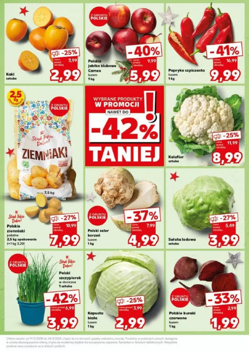 Gazetka promocyjna Kaufland - ważna 23.12 do 24.12.2024 - strona 9 - produkty: Papryka, Szpic, Ziemniaki