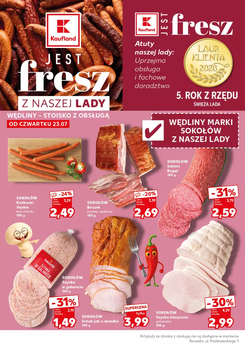 Gazetka promocyjna Kaufland - Mocny Start - ważna 27.07 do 29.07.2026 - strona 12 - produkty: Fa, Kosz, Laur, Sok, Sokołów, Szal