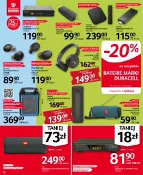 Gazetka promocyjna Selgros - Oferta przemysłowa - Gazetka - ważna od 04.05 do 04.05.2022 - strona 12 - produkty: Duracell, JBL, Gry, Słuchawki, Głośnik, Mikrofon, Głośnik bluetooth, Thomson, Manta