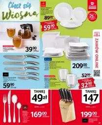 Gazetka promocyjna Selgros - Oferta przemysłowa - Gazetka - ważna od 04.05 do 04.05.2022 - strona 21 - produkty: Noż, Dzbanek, Widelec, Lack, Talerz, Komplet obiadowy, Lanki