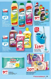 Gazetka promocyjna Auchan - Hiperoszczędzanie z Kartą Skarbonka 2 Hipermarkety - Gazetka - ważna od 20.10 do 20.10.2021 - strona 19 - produkty: Ser, Mop, Gin, Papier, Kret, Papier toaletowy, Ręcznik, Rolki, Wiadro, LG