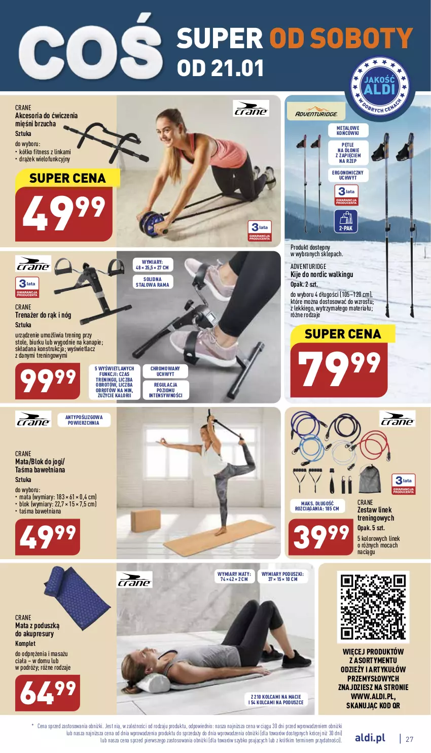 Gazetka promocyjna Aldi - Pełny katalog - ważna 16.01 do 21.01.2023 - strona 27 - produkty: Inka, Kije, Rama