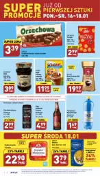 Gazetka promocyjna Aldi - Pełny katalog - Gazetka - ważna od 21.01 do 21.01.2023 - strona 4 - produkty: Piwa, Piwo, Lubella, Makaron, Koc, Gra, Bell, Kawa, Dżem, Szynka, Czekolada mleczna, Czekolada, Bella, Okocim, Kakao, Napój