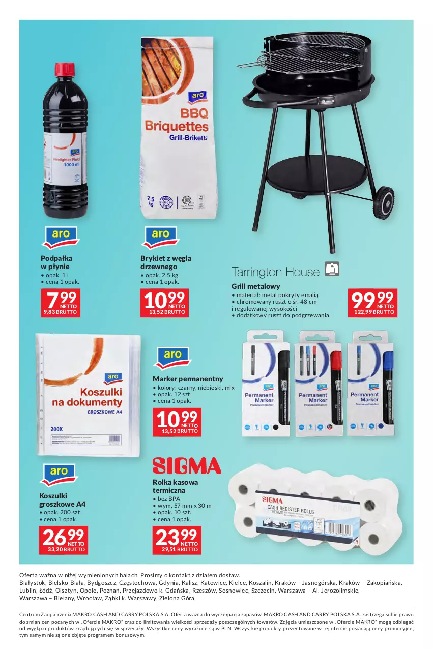 Gazetka promocyjna Makro - Dystrybucja do sklepów - ważna 09.06 do 06.07.2026 - strona 52 - produkty: Gra, Grill, Kosz, Marker, Rolka kasowa, Rum, Sok, Sos, Szal
