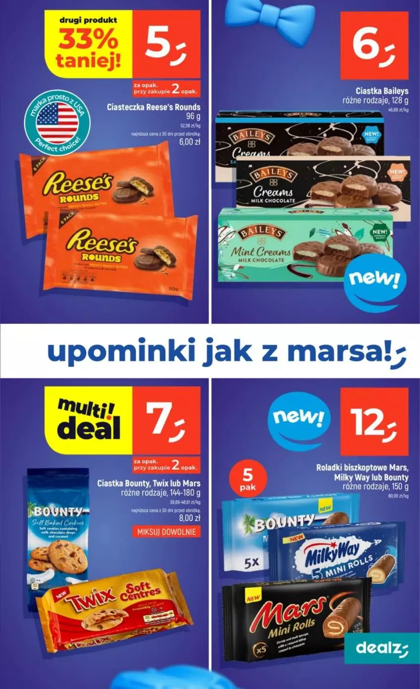 Gazetka promocyjna Dealz - NOWA GAZETKA - ważna 24.09 do 29.09.2026 - strona 17 - produkty: Bounty, Ciastka, Fa, Mars, Top, Twix
