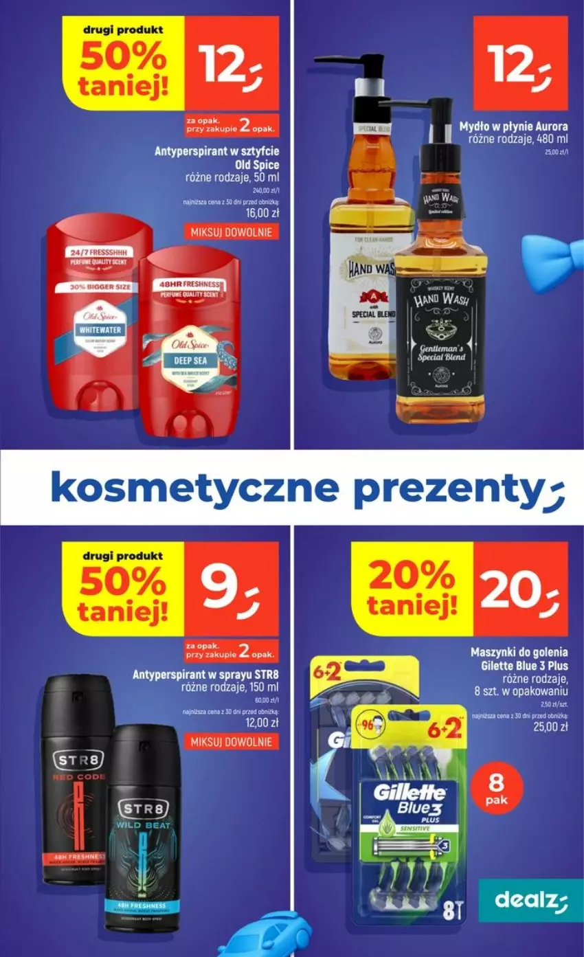 Gazetka promocyjna Dealz - NOWA GAZETKA - ważna 24.09 do 29.09.2026 - strona 21 - produkty: Antyperspirant, Mydło, Mydło w płynie, Old Spice, Str8