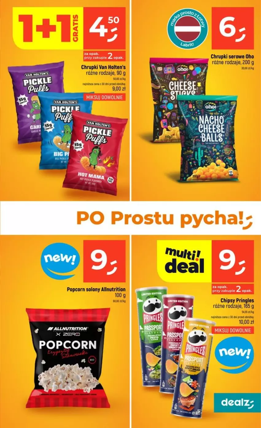Gazetka promocyjna Dealz - NOWA GAZETKA - ważna 24.09 do 29.09.2026 - strona 29 - produkty: Chipsy, Chrupki, Gra, LG, Popcorn, Pringles, Ser