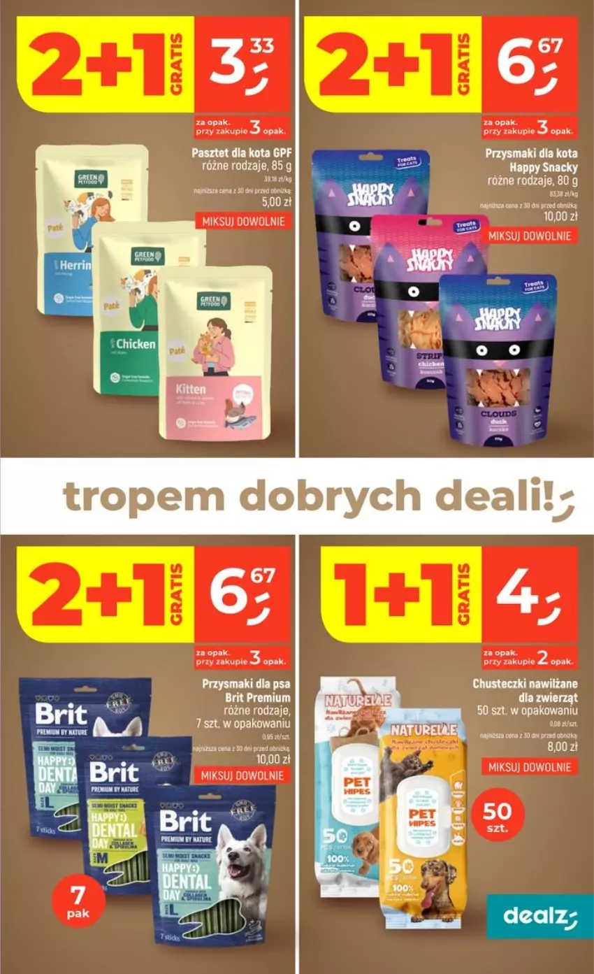 Gazetka promocyjna Dealz - NOWA GAZETKA - ważna 24.09 do 29.09.2026 - strona 47 - produkty: Brit, Chusteczki, Fa, Pasztet, Przysmaki