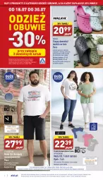 Gazetka promocyjna Aldi - Zaplanuj zakupy z wyprzedzeniem - Gazetka - ważna od 30.07 do 30.07.2022 - strona 3 - produkty: Gra, Bermudy, T-shirt, Pasek, Wełna, Obuwie, Moda, Clogsy, Olej, Fa