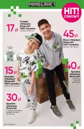 Gazetka promocyjna Pepco - Wiosenne dekoracje - Gazetka - ważna od 26.03 do 26.03.2025 - strona 11 - produkty: Minecraft, Top, Sok, Kosz, Czapka, Koszulka, Spodnie, Bluza