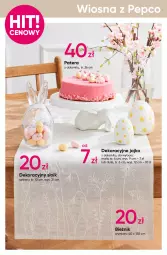 Gazetka promocyjna Pepco - Wiosenne dekoracje - Gazetka - ważna od 26.03 do 26.03.2025 - strona 2 - produkty: Teleskop, Ser, Kosz, Serwetki, Królik, Tera, Bieżnik, Obrus, Poduszka