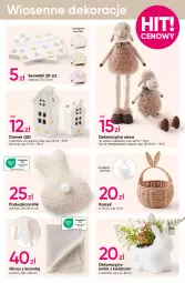 Gazetka promocyjna Pepco - Wiosenne dekoracje - Gazetka - ważna od 26.03 do 26.03.2025 - strona 3 - produkty: Teleskop, Ser, Kosz, Serwetki, Królik, Tera, Bieżnik, Obrus, Poduszka