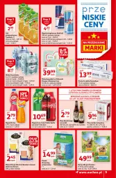 Gazetka promocyjna Auchan - przeNISKIE CENY na przebojowe marki Hipermarkety - Gazetka - ważna od 16.02 do 16.02.2022 - strona 9 - produkty: Piwo, Sok pomarańczowy, Mokra karma, Sok, Napój energetyczny, Pampers, Red Bull, Majtki, Friskies, Pasta do zębów, Coca-Cola, Tymbark, Fanta, Pieluchomajtki, Woda, Sprite, Napój, Cisowianka, Sensodyne, Kozel, Butcher's, Hortex, Fa