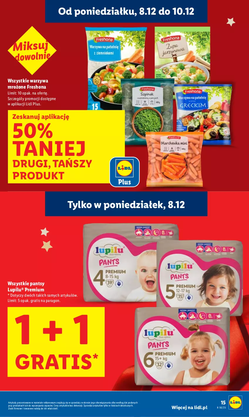 Gazetka promocyjna Lidl - GAZETKA - ważna 08.12 do 10.12.2025 - strona 15 - produkty: Gra, Warzywa