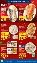 Gazetka promocyjna Lidl - GAZETKA - Gazetka - ważna od 10.12 do 10.12.2025 - strona 34 - produkty: Polędwica, Por, Pstrąg tęczowy, Pstrąg, Mintaj, Dorsz, Lazur, Sandacz