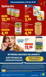 Gazetka promocyjna Lidl - GAZETKA - Gazetka - ważna od 10.12 do 10.12.2025 - strona 37 - produkty: Majonez, Sałatka, Ser, Mus, Bonduelle, Sałat, Kukurydza, Musztarda, Hellmann’s, Fa