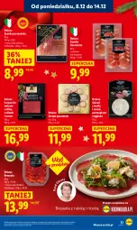 Gazetka promocyjna Lidl - GAZETKA - Gazetka - ważna od 10.12 do 10.12.2025 - strona 41 - produkty: Ser, Salami, Bresaola, Carpaccio, Pasztet, Szynka