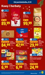 Gazetka promocyjna Lidl - GAZETKA - Gazetka - ważna od 10.12 do 10.12.2025 - strona 53 - produkty: Torebka, Kawa ziarnista, Kawa mielona, Kawa, Herbata czarna, Lipton, Lavazza, Discover, Herbata