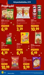 Gazetka promocyjna Lidl - GAZETKA - Gazetka - ważna od 10.12 do 10.12.2025 - strona 56 - produkty: Lajkonik, Puf, Gin, Gry, Orzeszki, Chipsy, Chrupki, Pringles, Lorenz, Kukurydza